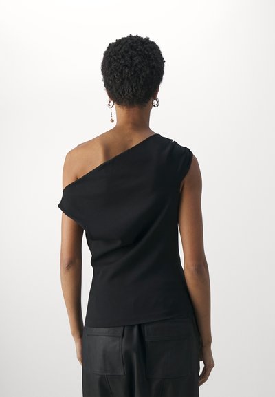 rag & bone IRINA ONE SHOULDER - Tops - black