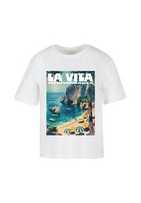 VITA MEDITERRANEA - T-Shirt print - white