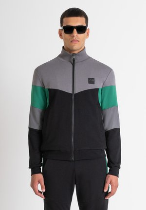 Antony Morato REGULAR FIT - Sudadera con cremallera - black