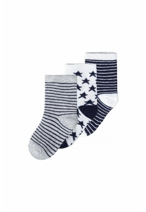 3 PACK - Čarape - blue white grey