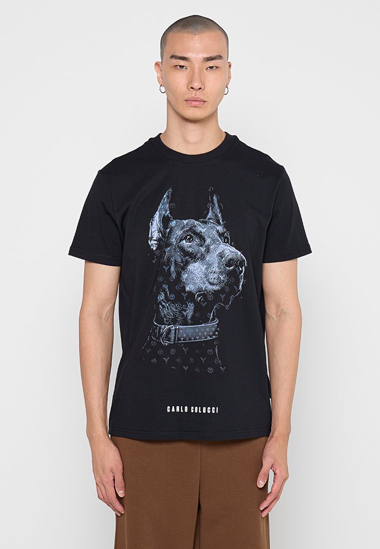 carlo colucci T-shirt print meerkleurig