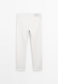 Massimo Dutti SLIM FIT - Jeans slim fit - white