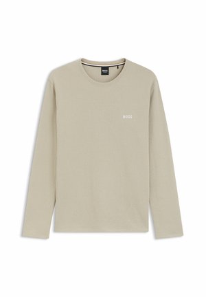 BOSS, WAFFLE LS-SHIRT R - Nachtwäsche Shirt - light beige five