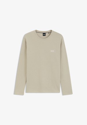 BOSS, WAFFLE LS-SHIRT R - Nachtwäsche Shirt - light beige five