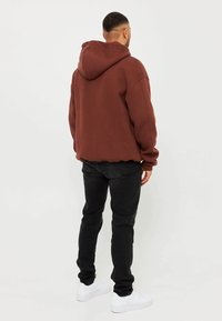 Multiply Apparel Sudadera con cremallera - brown