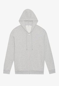 UNISEX - Užtrauktuku užsegamas treningas - mottled light grey