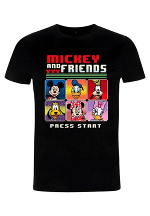 MICKEY MOUSE PIXEL FRIENDS - Print T-shirt - black