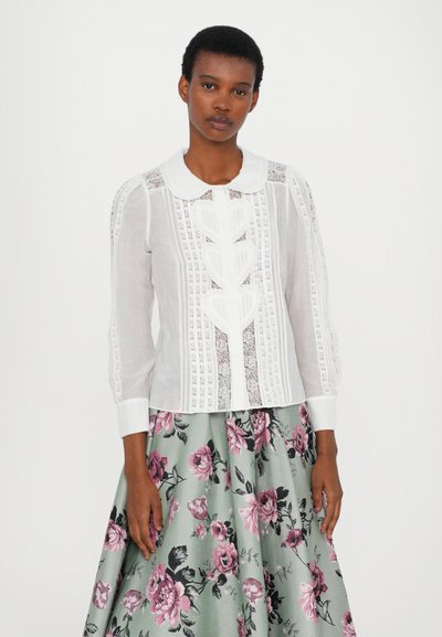 Alice + Olivia KURT RUFFLE BLOUSE - Pogājama blūze - off-white