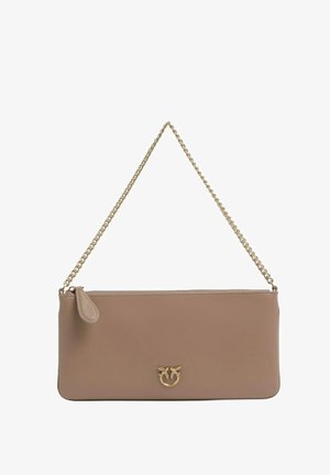 Pinko HORIZONTAL TRACOLLA PIATTA - Ručna torba - beige scuro