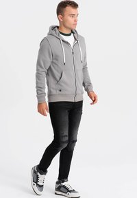 Ombre SSBZ-0118 - Mikina na zip - grey