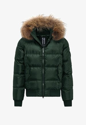Bomboogie Gewatteerde jas - deep forest green
