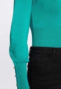 Morgan Strickpullover - mottled green