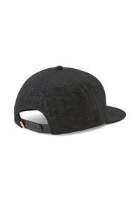 Svart baseballcaps laget av teksturert stoff. Har en buet skygge, justerbar stropp og preget Puma-logo bak.