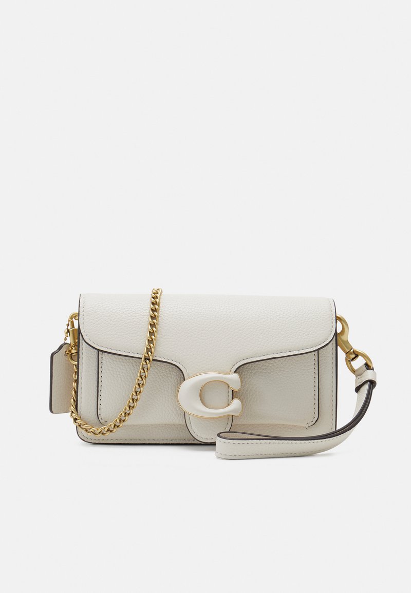 COACH POLISHED PEBBLE TABBY WRISTLET - Pochette - chalk