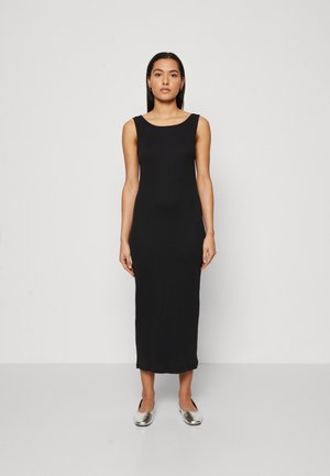 RASMIA DRESS - Vestito di maglina - black