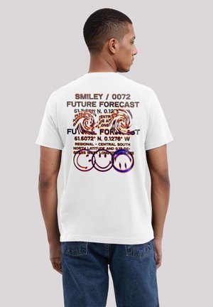 SMILEY ORIGINALS FUTURE FORECAST STREETWEAR - Print T-shirt - weiß