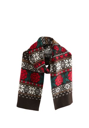 Sall - chocolate brown fairisle
