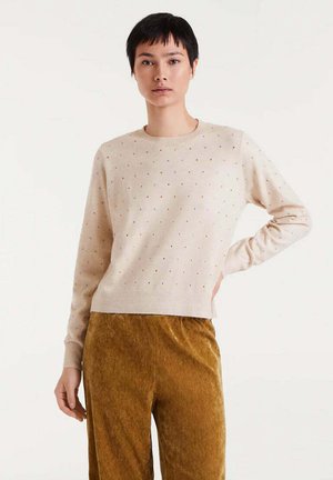 COMPAÑIA FANTASTICA PUNTO FINO - Jersey de punto - beige