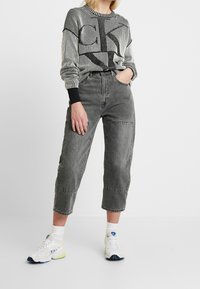 Calvin Klein Jeans Stickad tröja - black