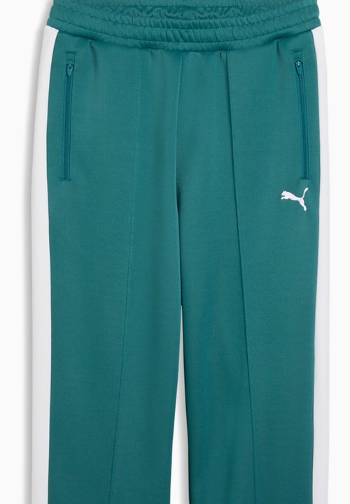 PUMA T7 ALWAYS ON RELAXED TRACK PANTS DK OP - Tracksuit bottoms - emerald ice — photo 3