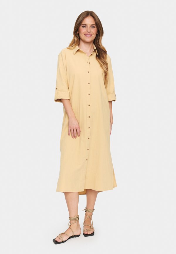 ZALINDA - Blusenkleid - croissant