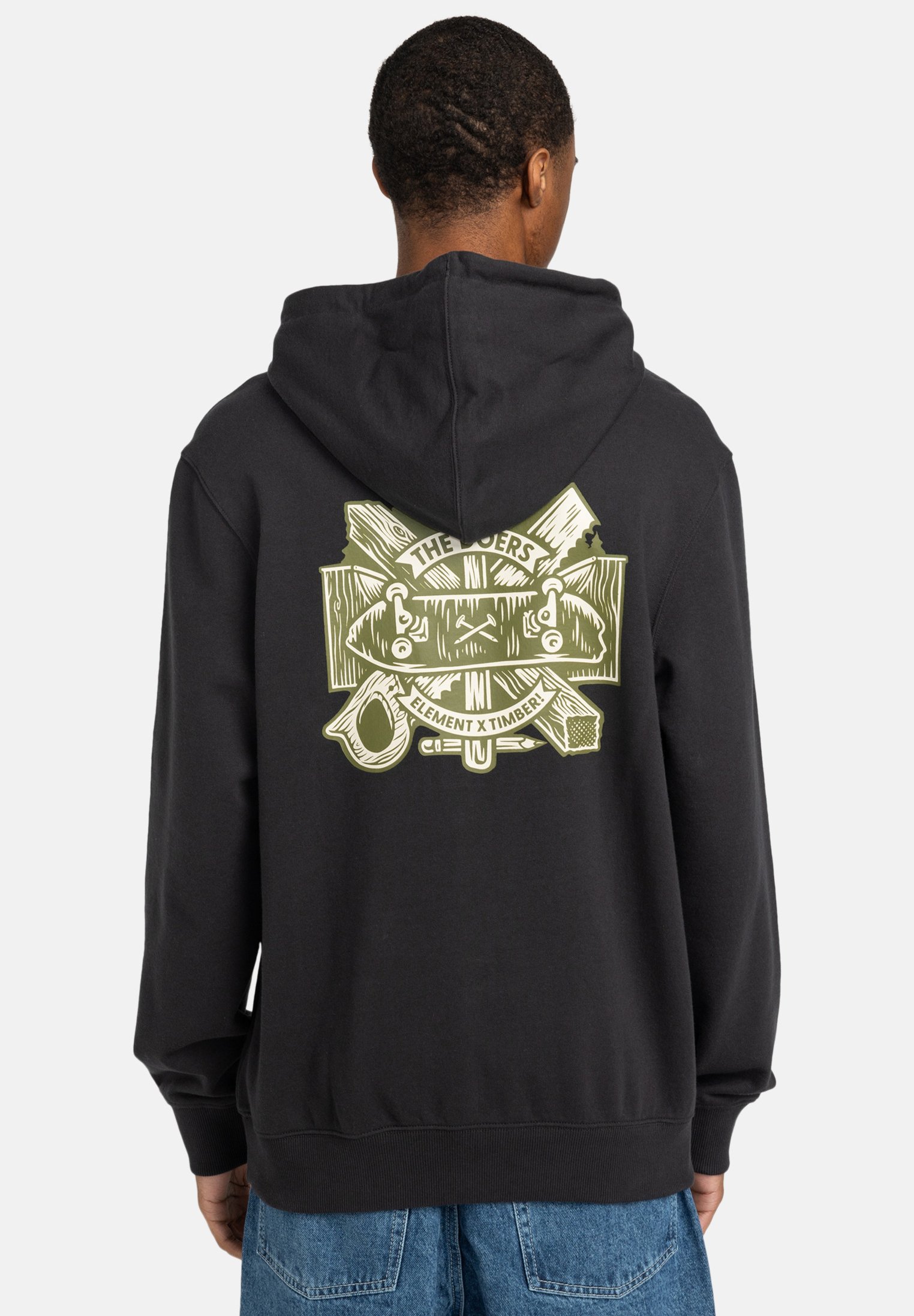 Element TIMBER SUPPLY Sweatshirt off black/noir