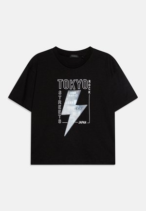 IKKS, TEE - Nyomott mintás póló - noir