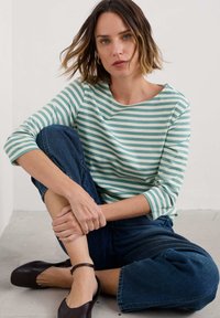 Seasalt Cornwall SAILOR - Longsleeve - green mini cornish sage leaf