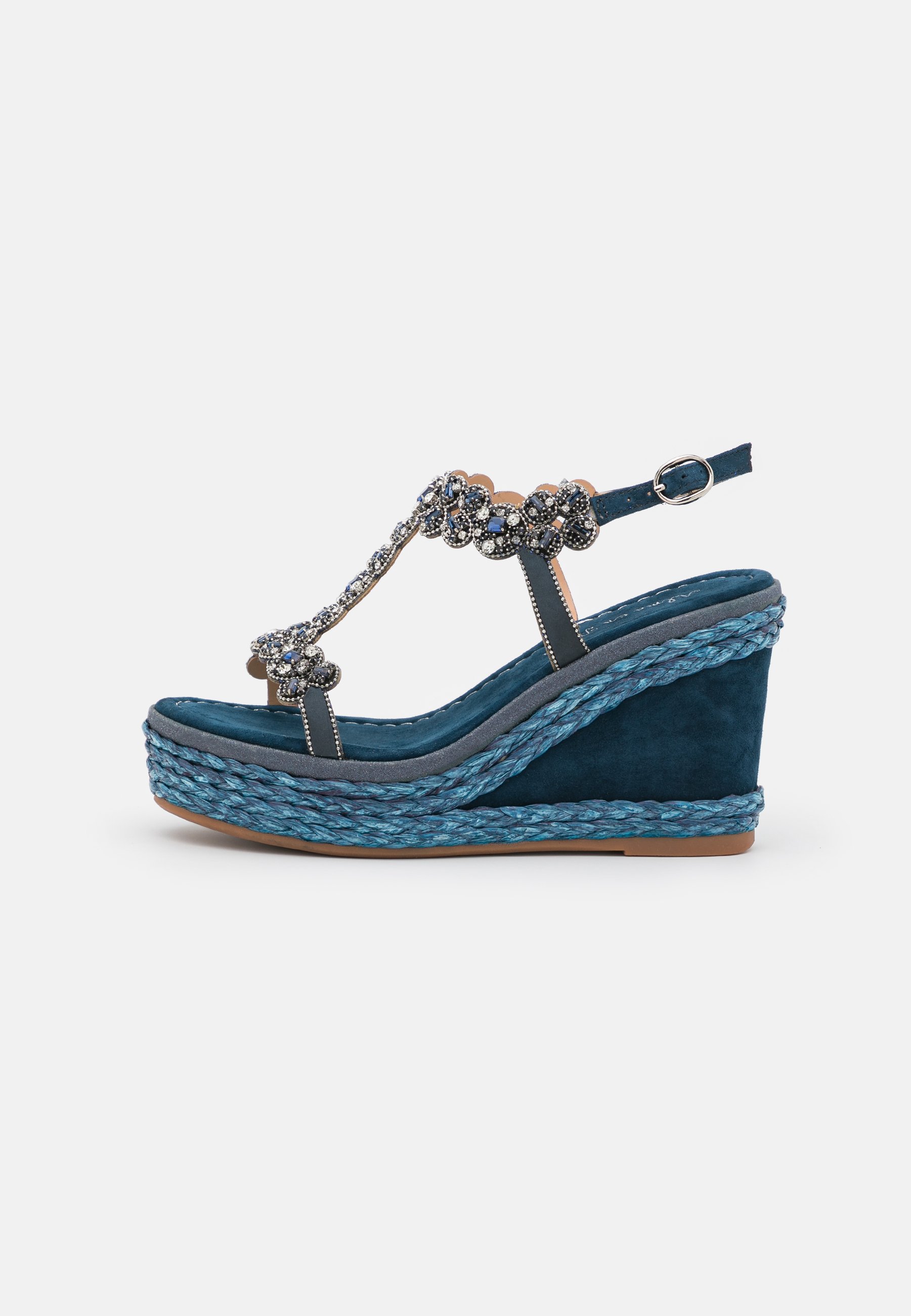 Alma en Pena Sandalias con plataforma - navy/azul marino - Zalando.es