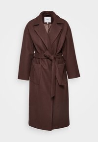 ICHI IHJANNET Classic coat bracken/dark brown
