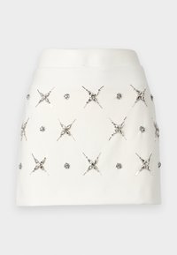 GRASS GONNA - Gonna a campana - bianco/biancaneve