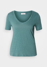 SHORT SLEEVE V NECK - Osnovna majica kratkih rukava - summer pine