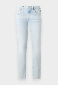 TROUSERS MID WAIST - Slim fit jeans - light blue