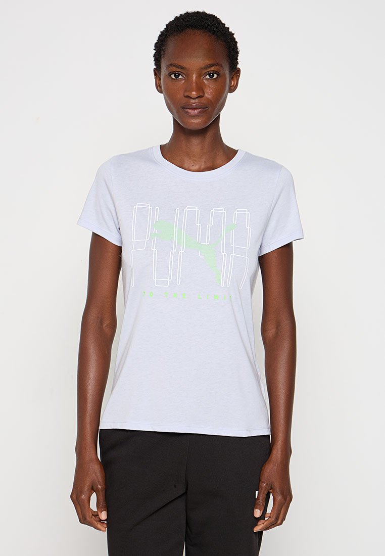 Puma Sport T-shirt lichtblauw Puma Sport T-shirt lichtblauw