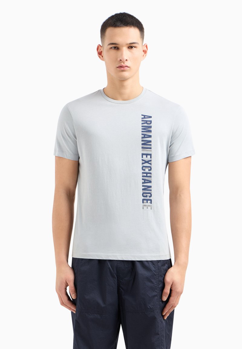Armani Exchange Camiseta estampada - grey