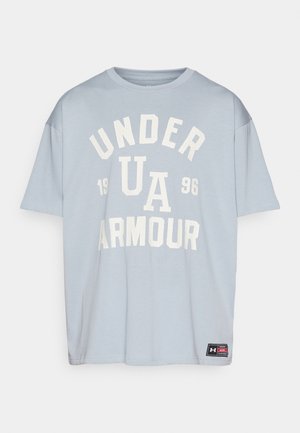 Under Armour, VARSITY - T-shirt print - harbor blue/stone