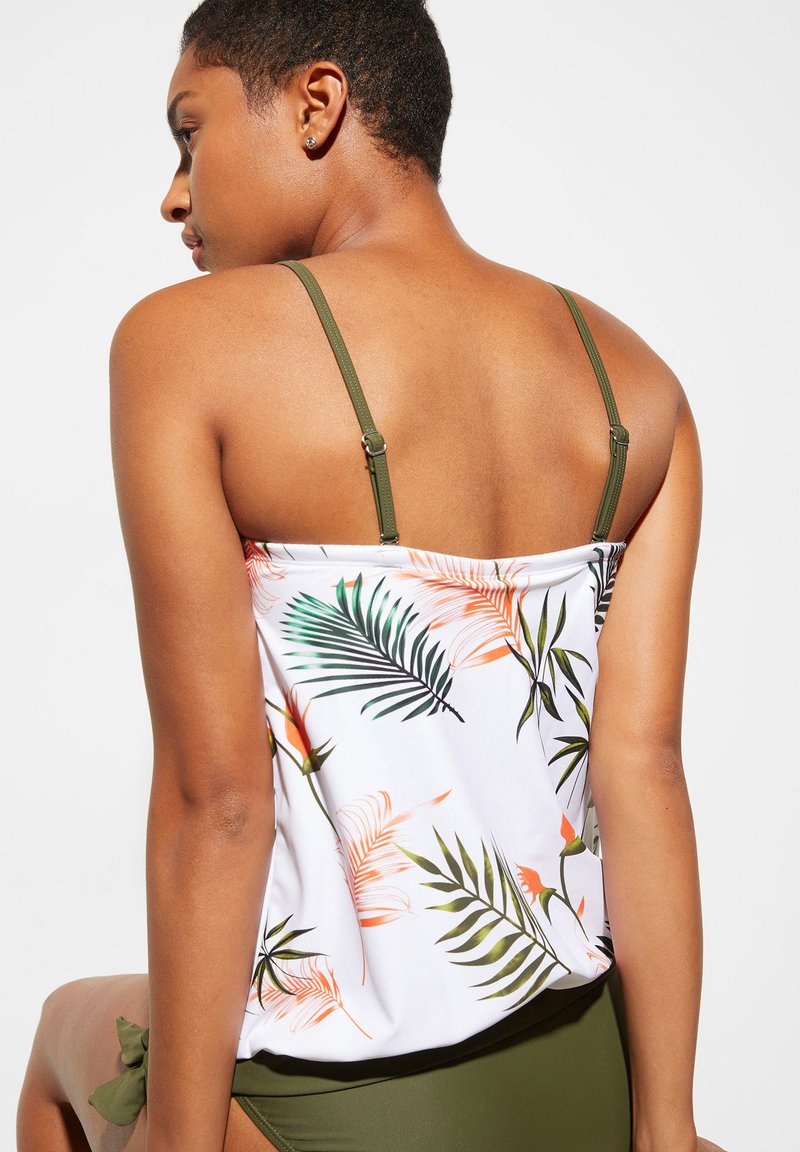 Costume Da Bagno Due Pezzi Tankini - Reggiseno Push Up Con Shorts