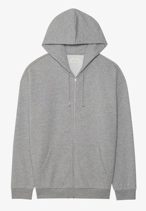 Pier One Zip-up sweatshirt - mottled grey