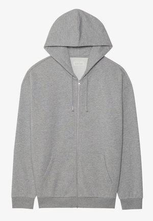 Zip-up sweatshirt - mottled grey