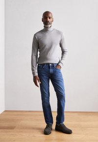 Marc O'Polo LONG SLEEVE TURTLE NECK - Hosszú ujjú felső - grey melange