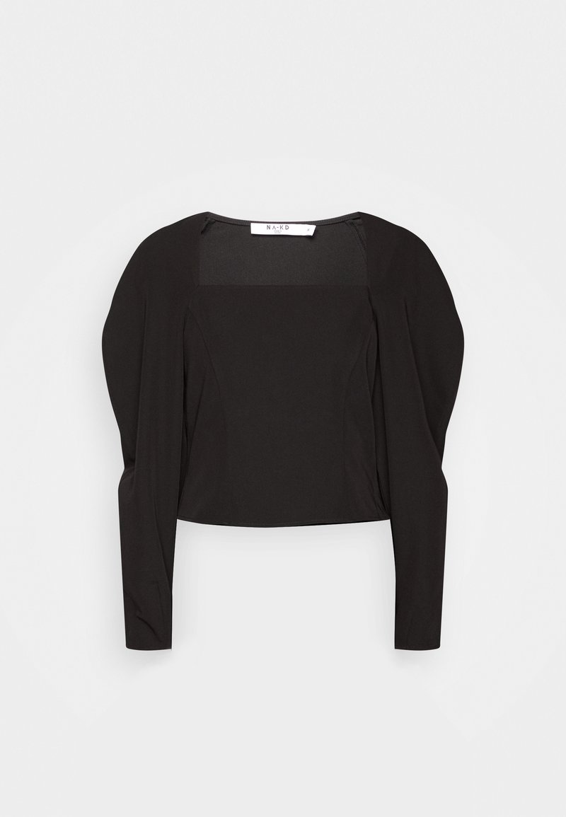 NA-KD Blouse zwart