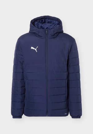 Puma, TEAMADDITIONS HOODED PADDED JACKET - Talvejope - navy/silver-coloured