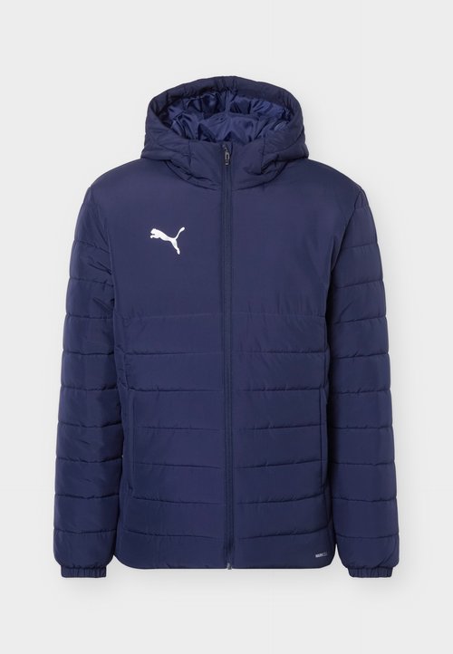 PUMA TEAMADDITIONS HOODED PADDED JACKET - Winter jacket - navy/silver-coloured — photo 5