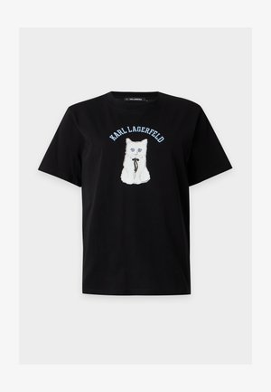 KARL LAGERFELD, IKON CHOUPETTE - Тениска с щампа - black