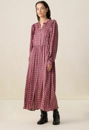 GEMUSTERTES  - Maxi-jurk - dunkellila