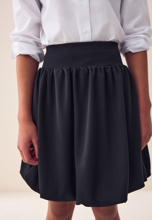 Next REGULAR FIT - PULL ON STRETCH BUBBLE HEM - A-Linien-Rock - black