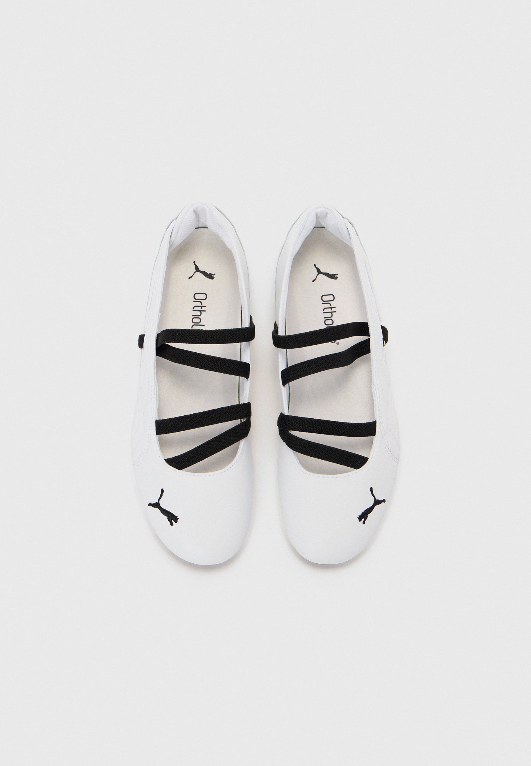 Puma SPEEDCAT BALLET - Ballet pumps - puma white/puma white/puma black/white  - Zalando