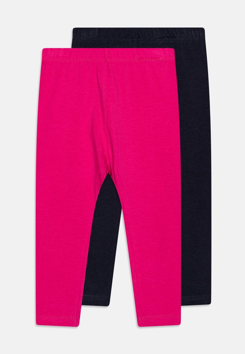 Kids ONLY 2 PACK Leggings Hosen very berry/navy blazer/schwarz