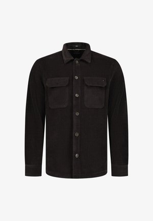 NO EXCESS, STRETCH CORD OVERSHIRT - Veste légère - earth