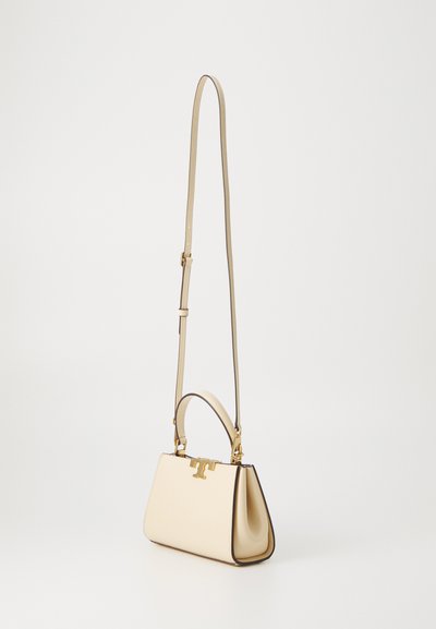 Tory Burch ELEANOR SPAZZOLATO MINI SATCHEL - Håndtasker - vanilla soft serve